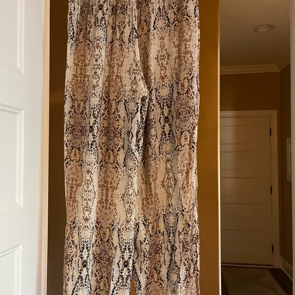 Snake Print Pants